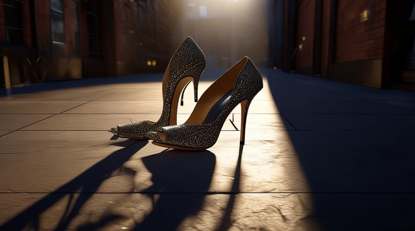 高跟鞋影子创意，高跟鞋影子创意图片-图1