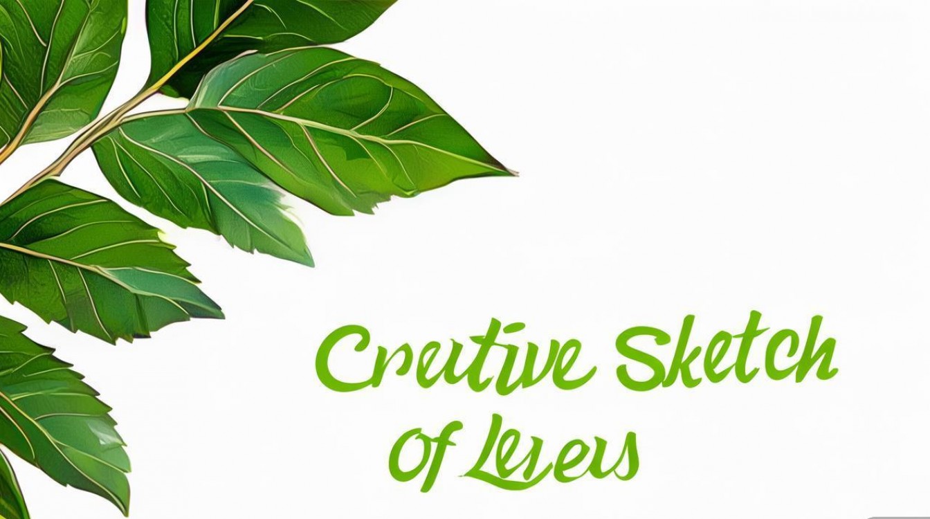 创意素描树叶，创意素描树叶图片-图1