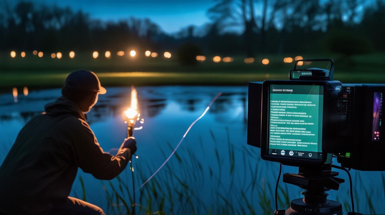 今晚鱼塘夜钓，视频技巧还灵吗？-图1