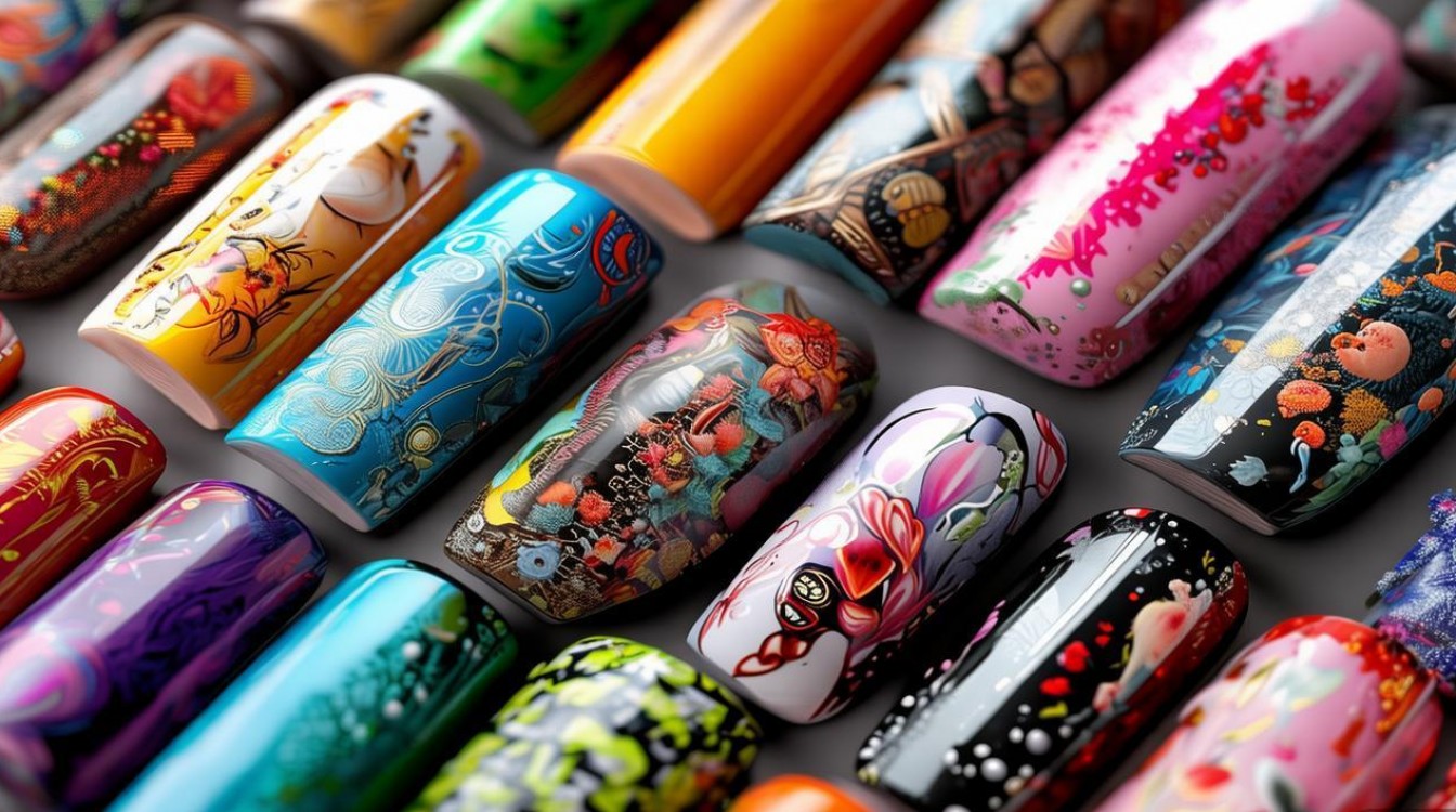 2025创意夸张美甲流行趋势？图片爆款款款吸睛！-图1