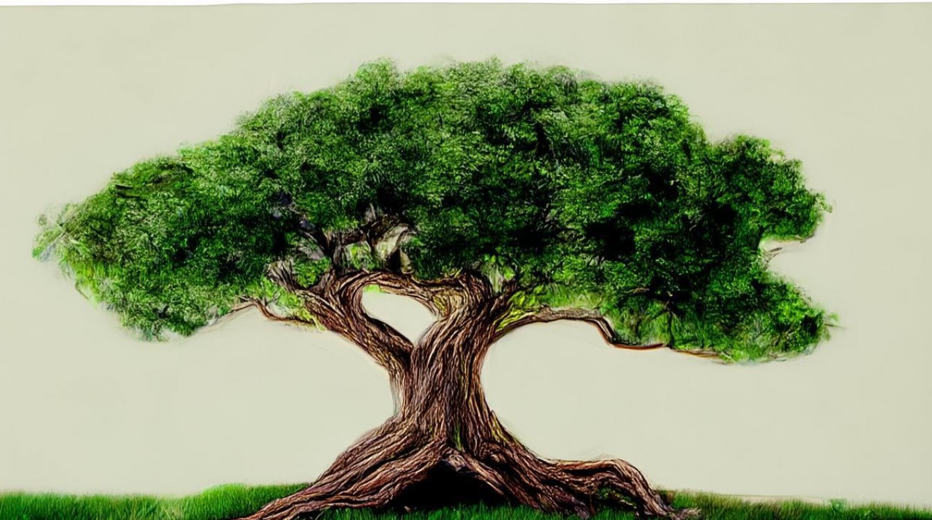 2025年大树创意画新趋势？附最新图片大全-图1