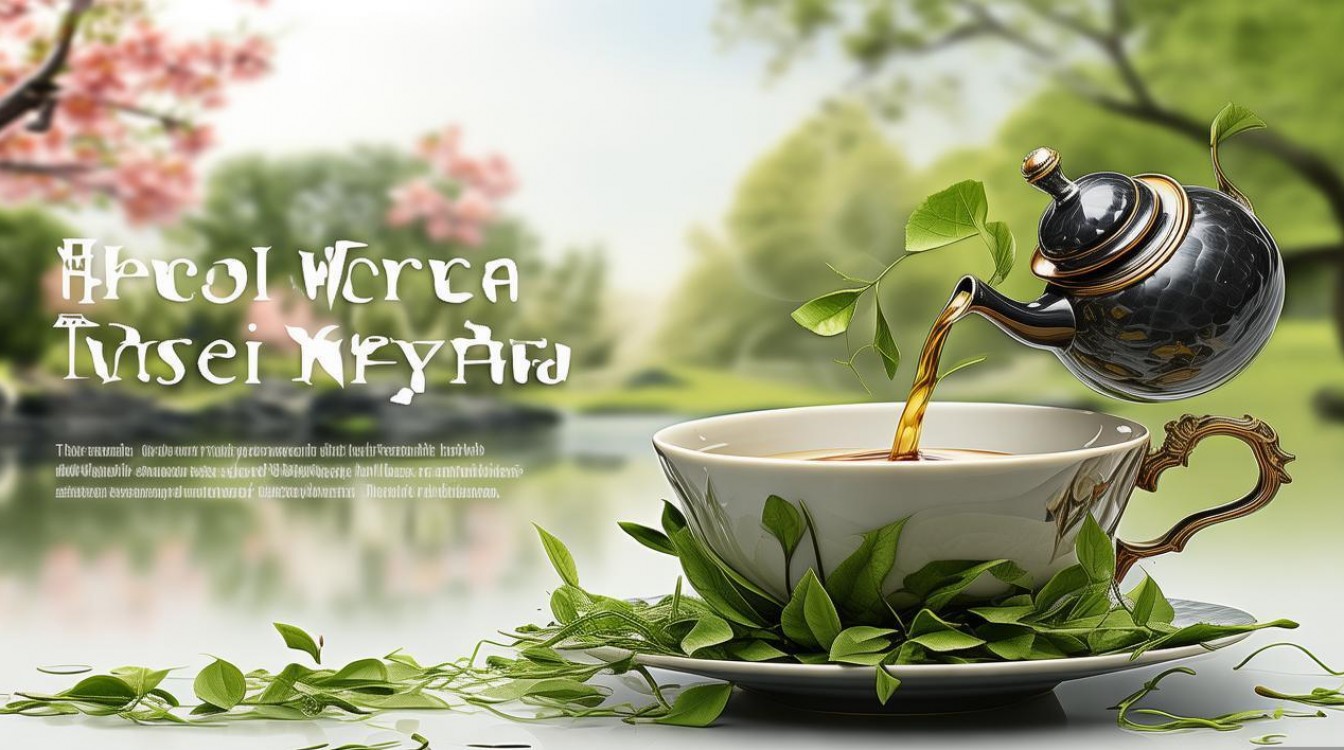 茶叶创意插画如何引爆2025新茶饮视觉革命？-图1