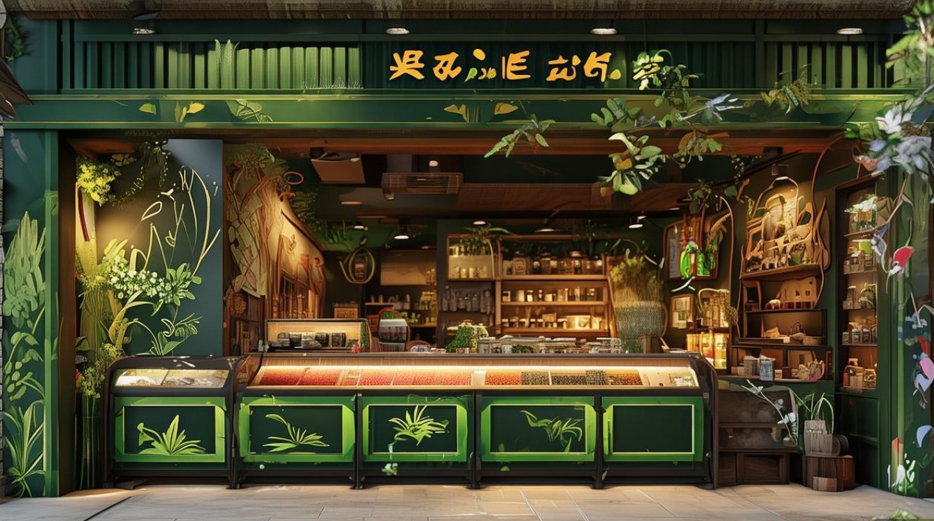 奶茶店创意装修-图1