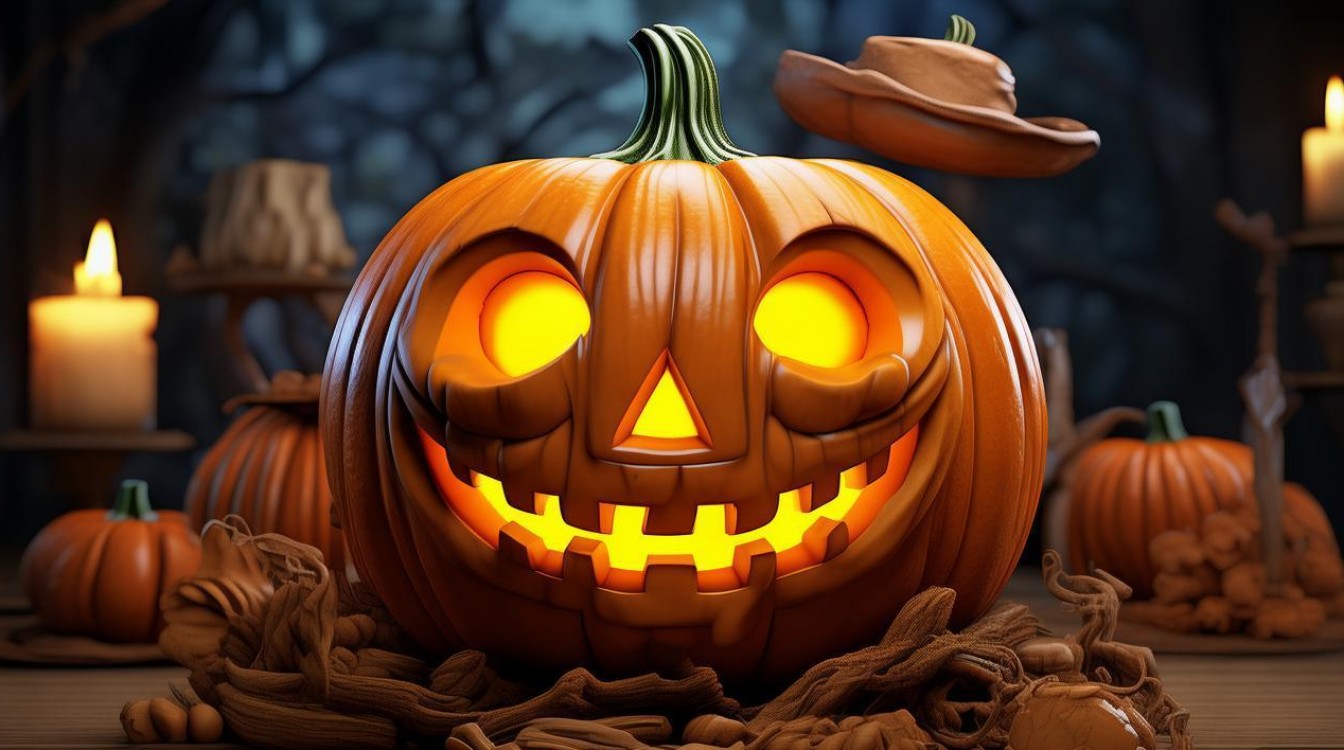 南瓜灯创意，南瓜灯创意图片-图1