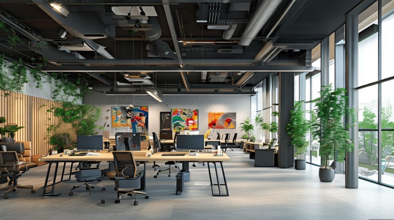 2025创意办公室设计效果图，如何激发员工创新力？-图1