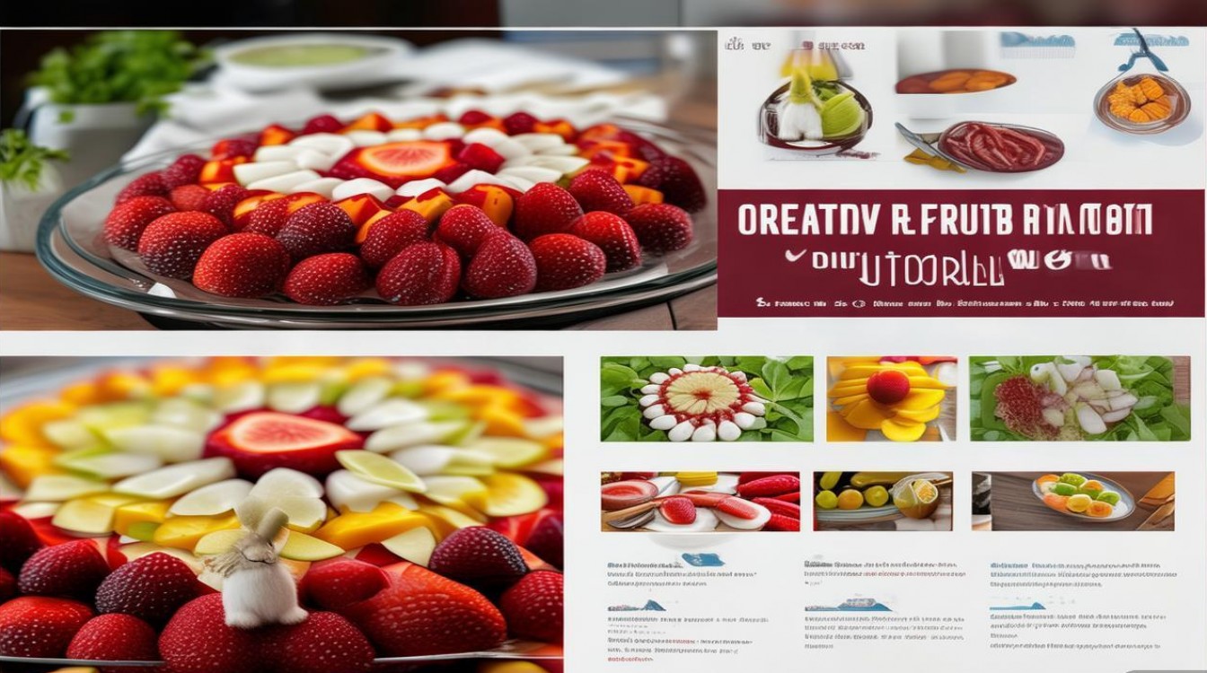 创意水果拼盘兔子教程视频现在学还来得及吗？-图1