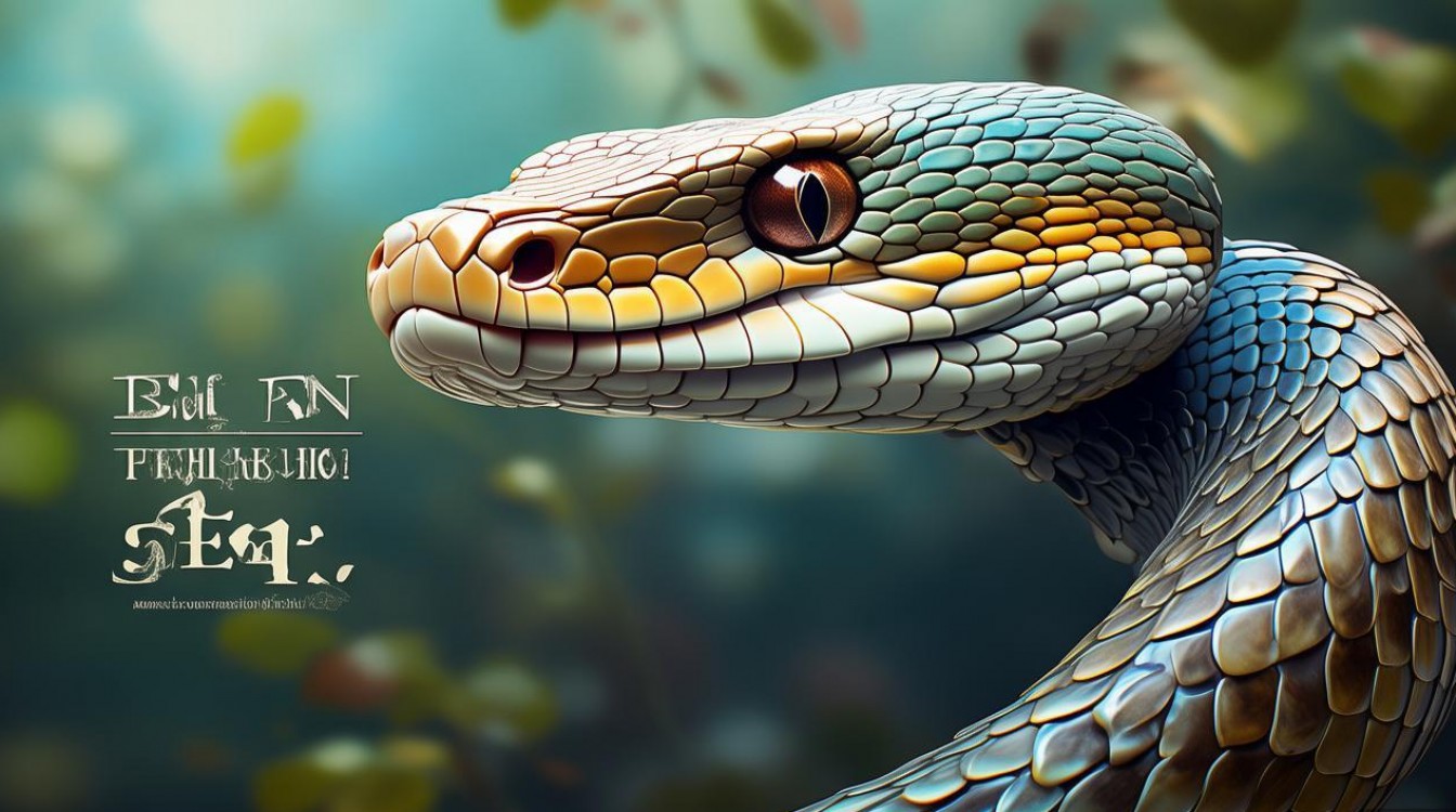 蛇插画创意-图1