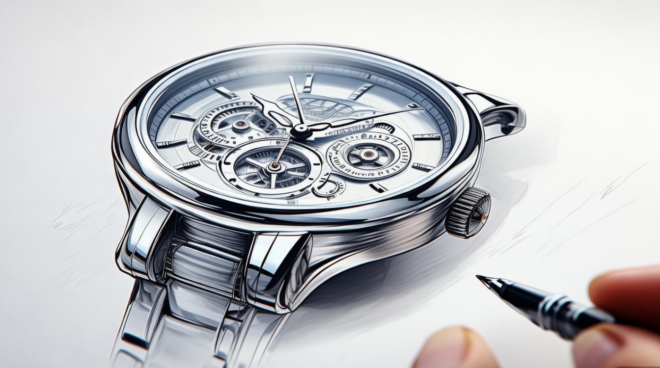 手表创意速写-图1