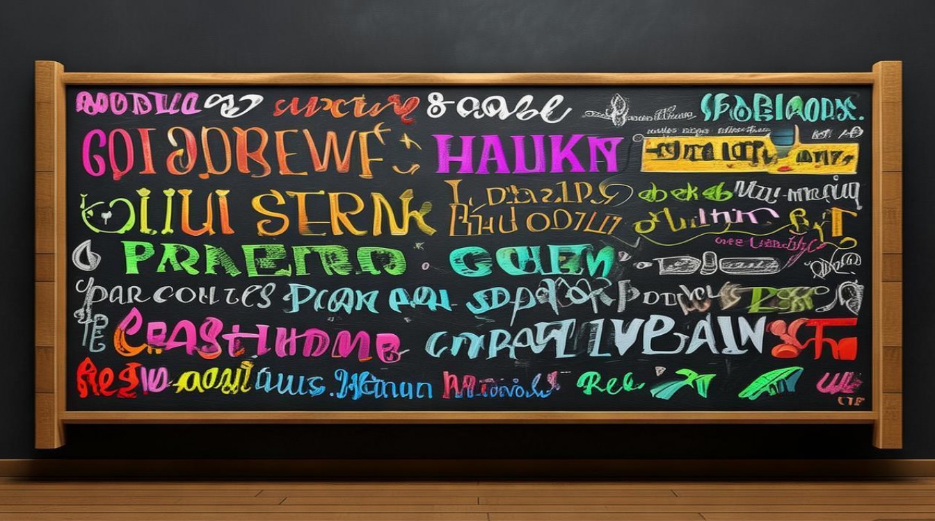 2025黑板报创意字体，这样设计还能惊艳吗？-图1