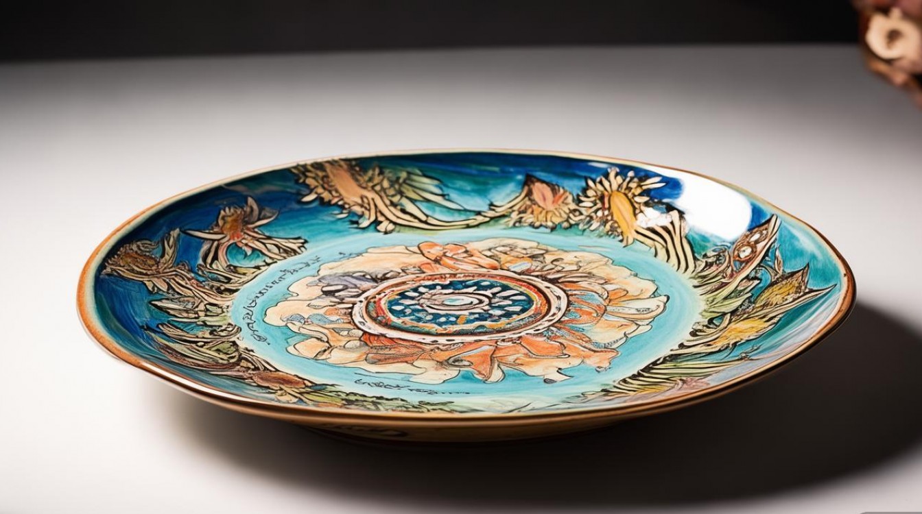 创意瓷盘画手绘制作，现在学还来得及吗？-图1