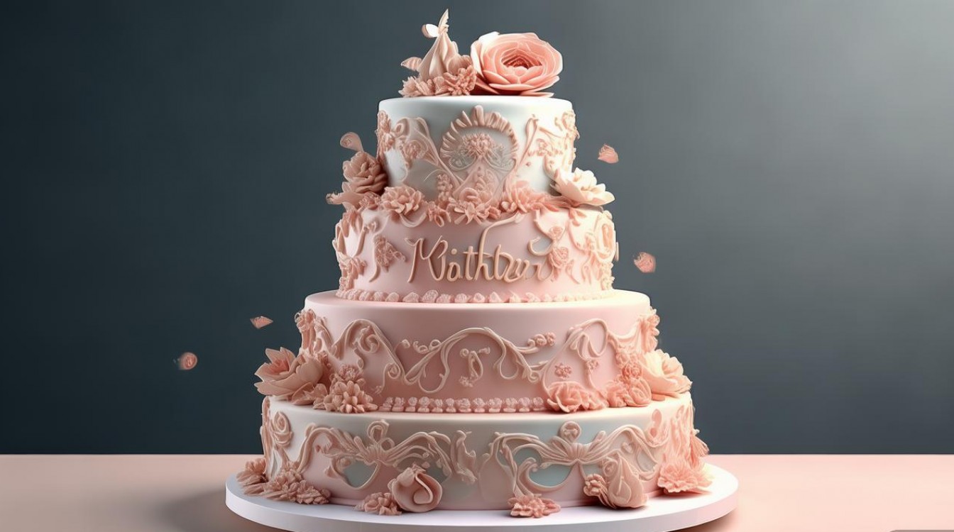 2025年妈妈生日蛋糕图片创意，今年流行什么款？-图1