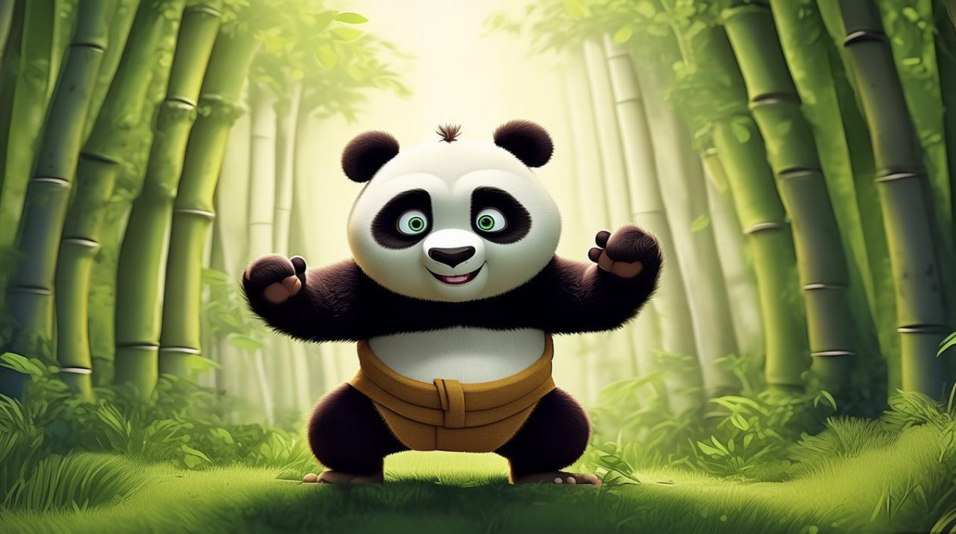 2025最火儿童画？功夫熊猫创意画怎么画？-图1