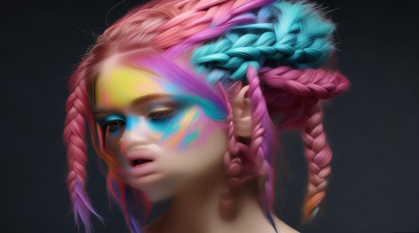 2025创意彩妆发型流行趋势？最新图片灵感来了！-图1