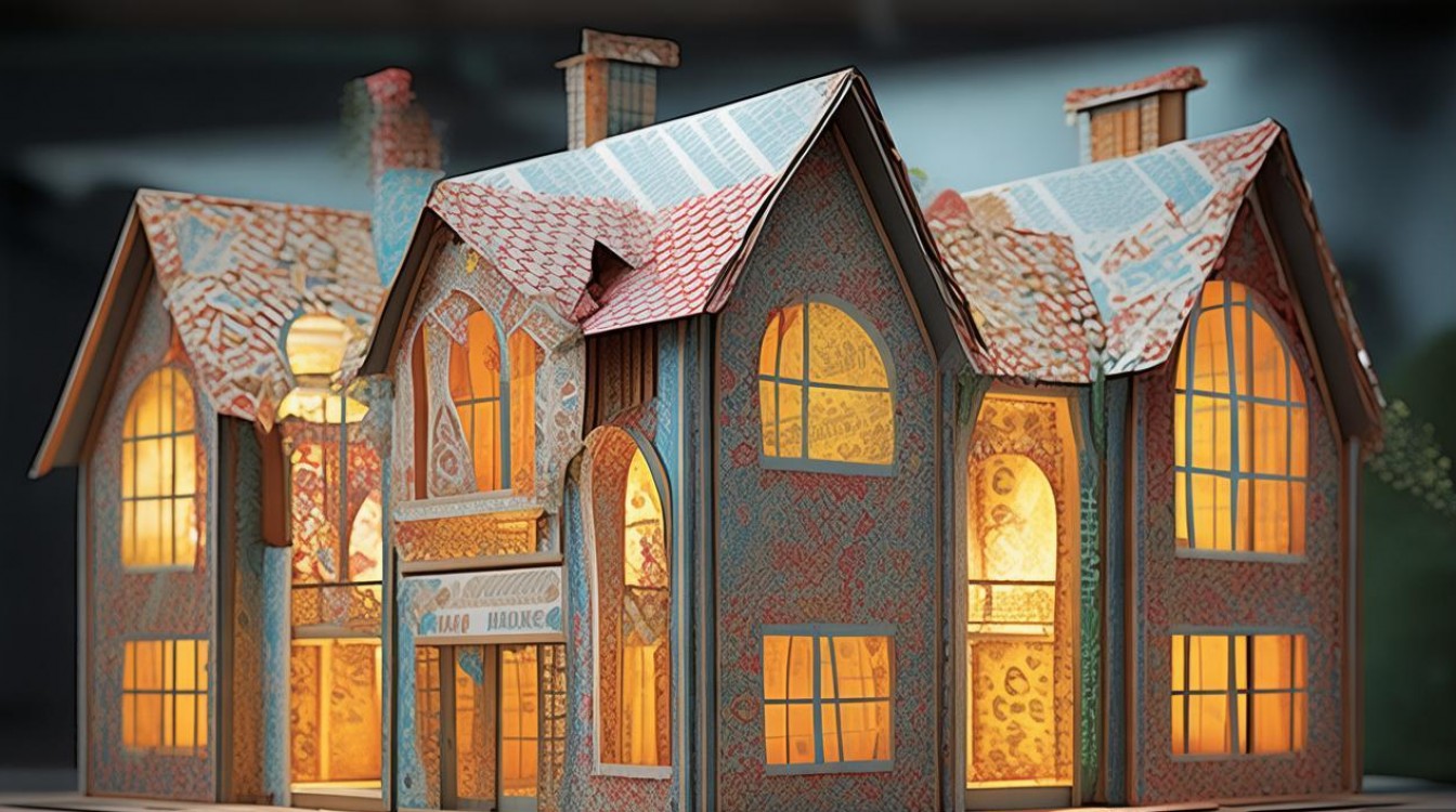 纸盒做房子创意-图1