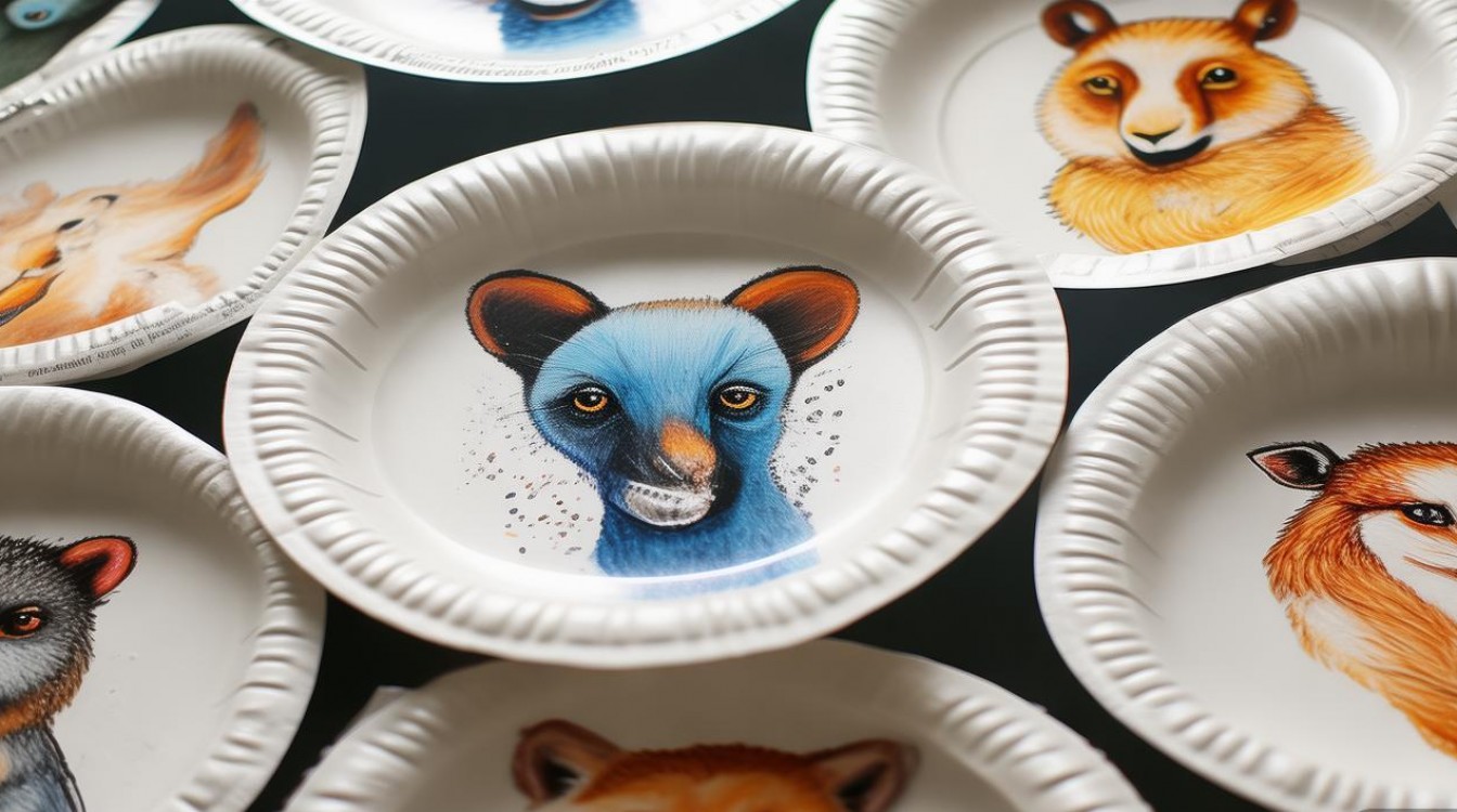 一次性盘子动物创意画火了？网友纷纷晒出作品-图1