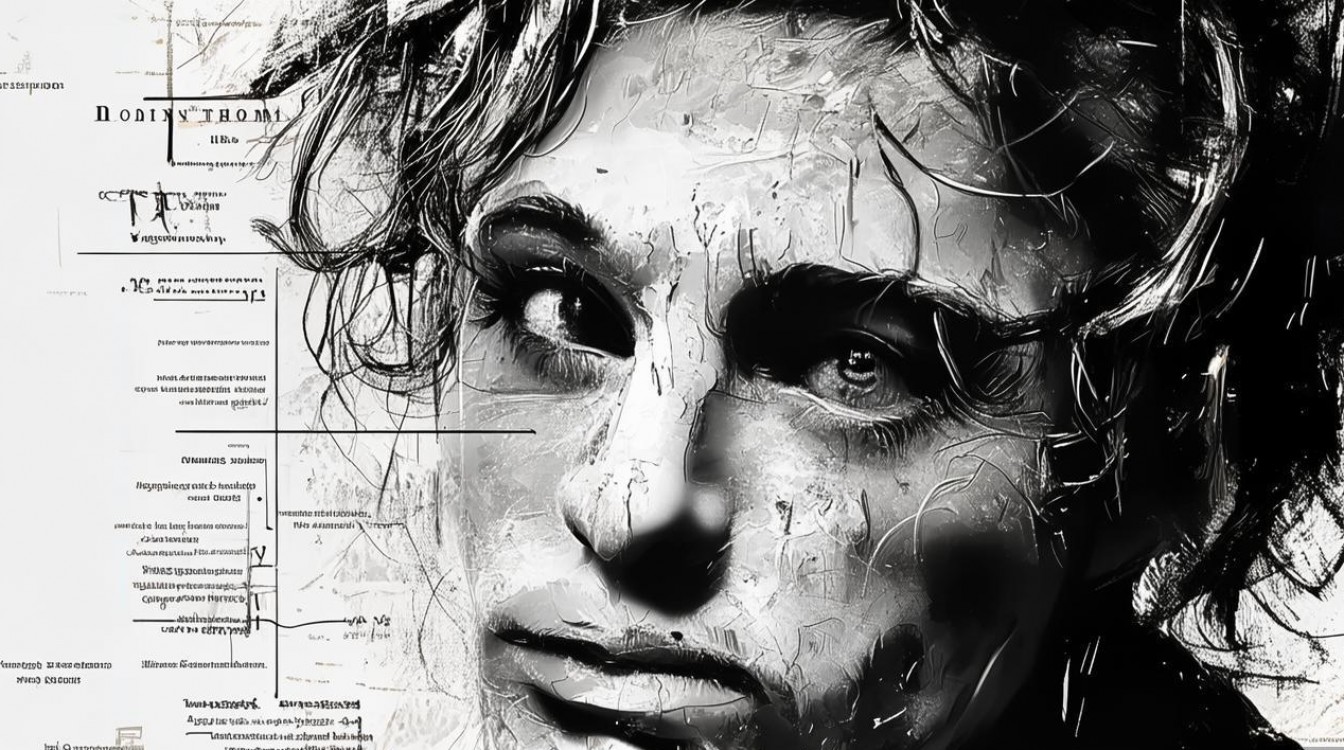 黑白创意人物绘画，为何今成设计界新宠？-图1