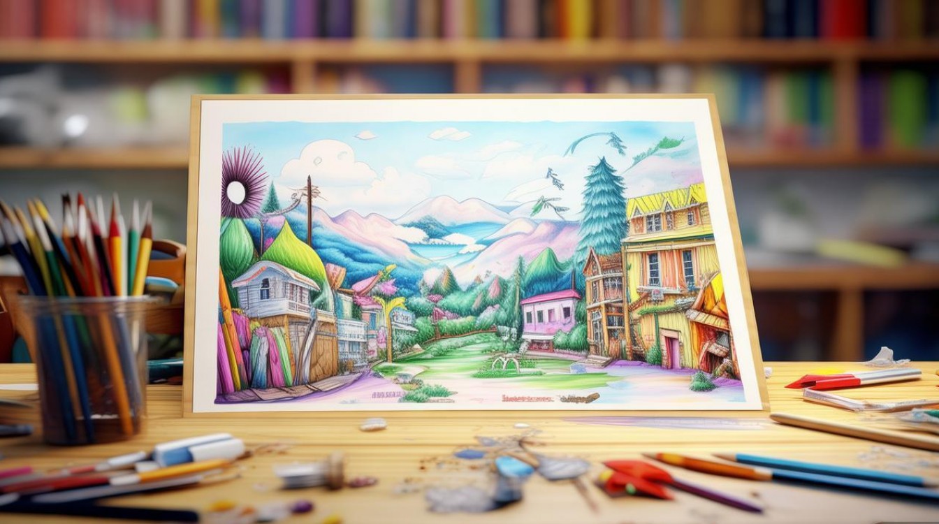 2025美术兴趣班创意范画，最新灵感图片有哪些？-图1