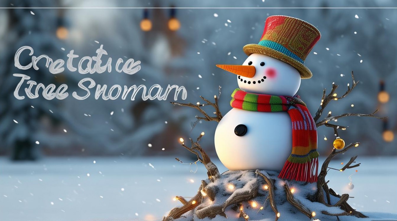 创意树上雪人图片火了？最新创意造型有哪些？-图1