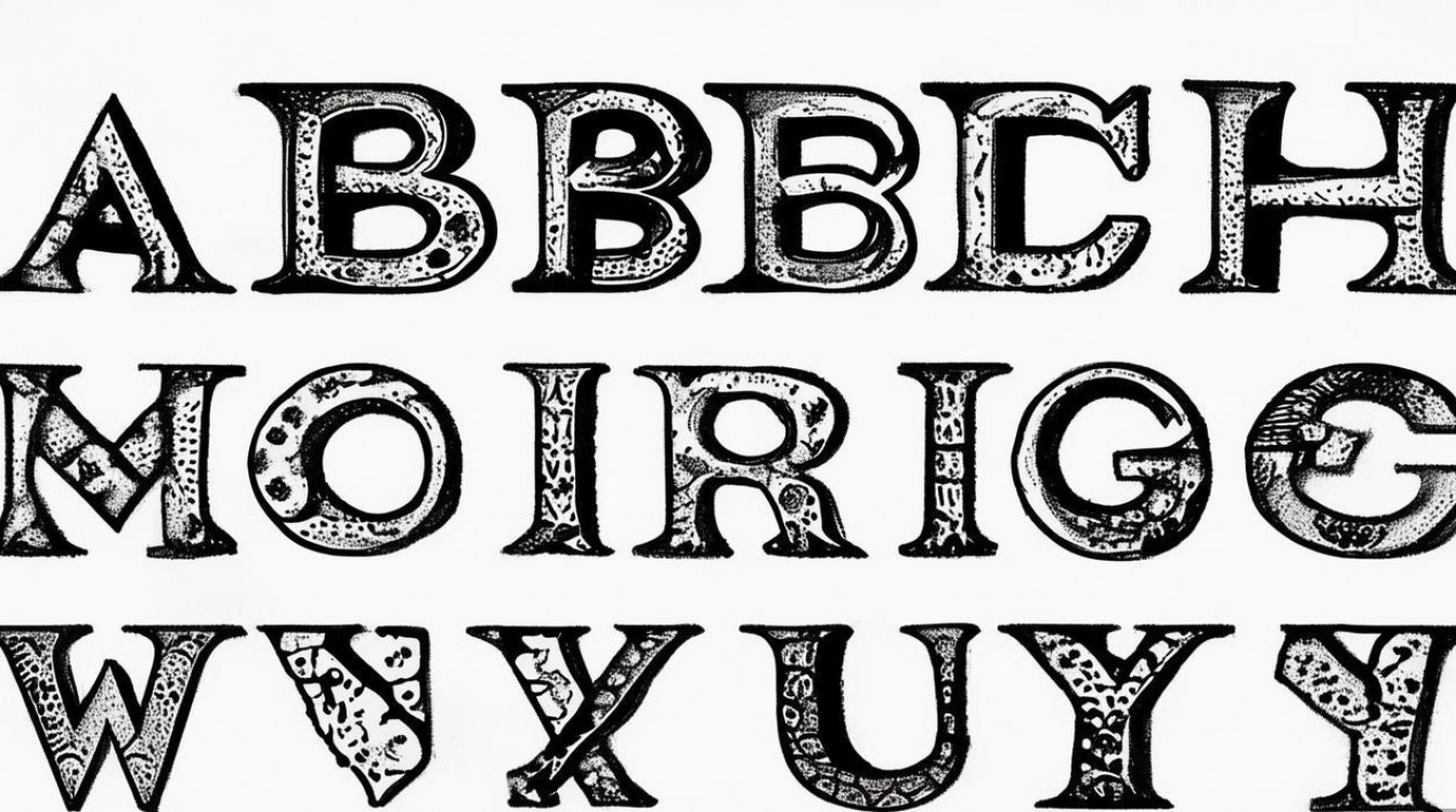 2025英文字母创意画简笔画，最新图片教程有哪些？-图1