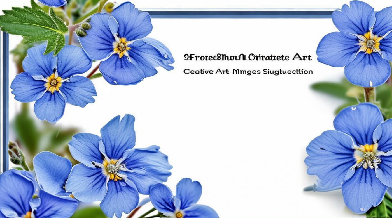 2025最新勿忘我创意画图片大全,有哪些惊艳新作?-图1 2025最新勿忘我创意画图片大全,有哪些惊艳新作?-图1