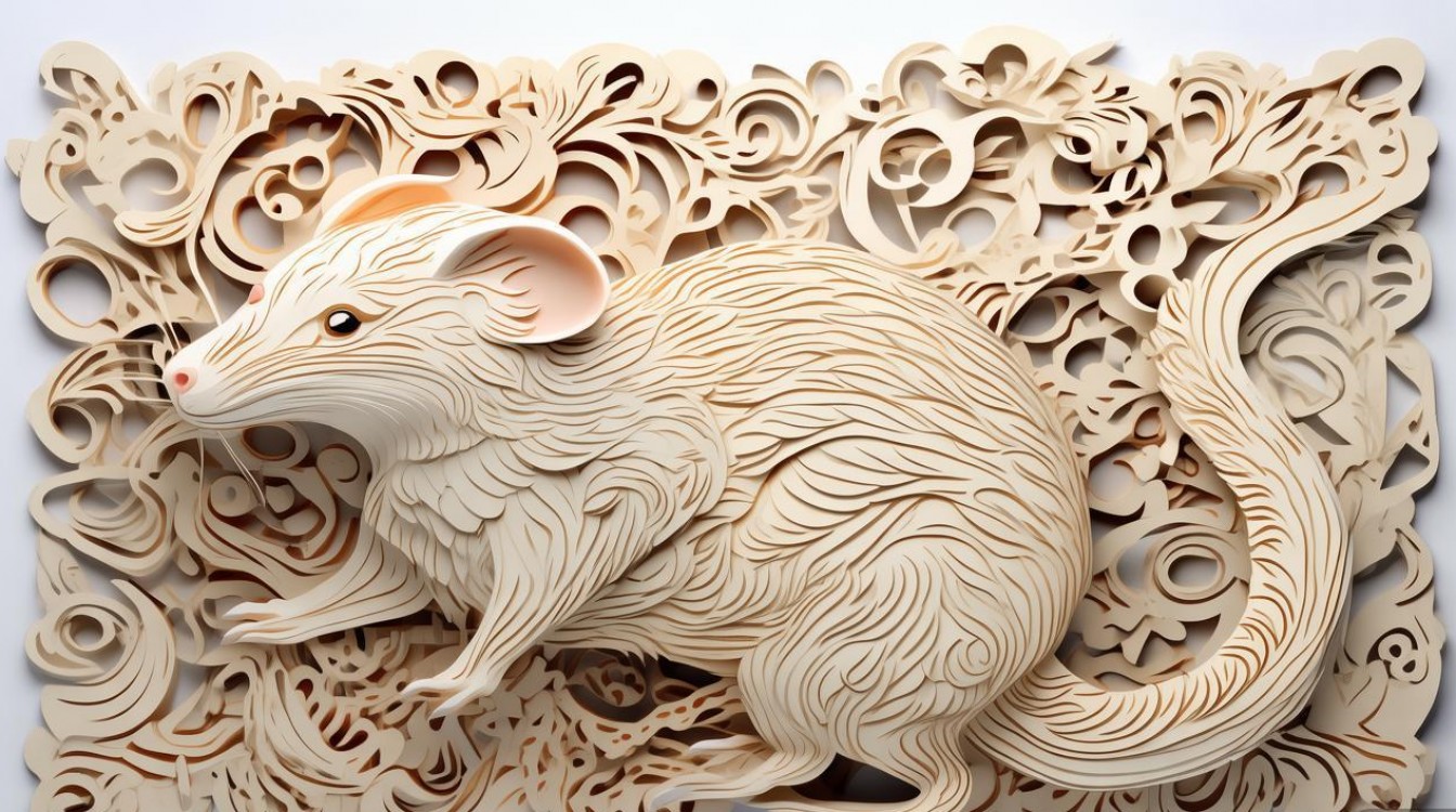 2025蛇年福鼠剪纸创意，还能延续生肖好运吗？-图1