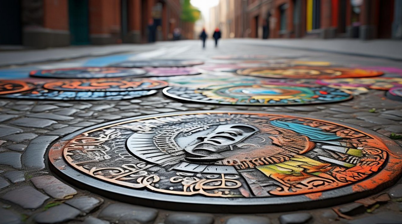 创意井盖涂鸦走红，为何能成城市新名片？-图1