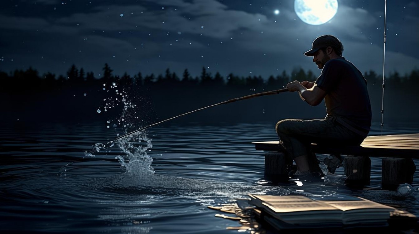 夜钓鲤鱼调漂，春季如何精准抓口？-图1