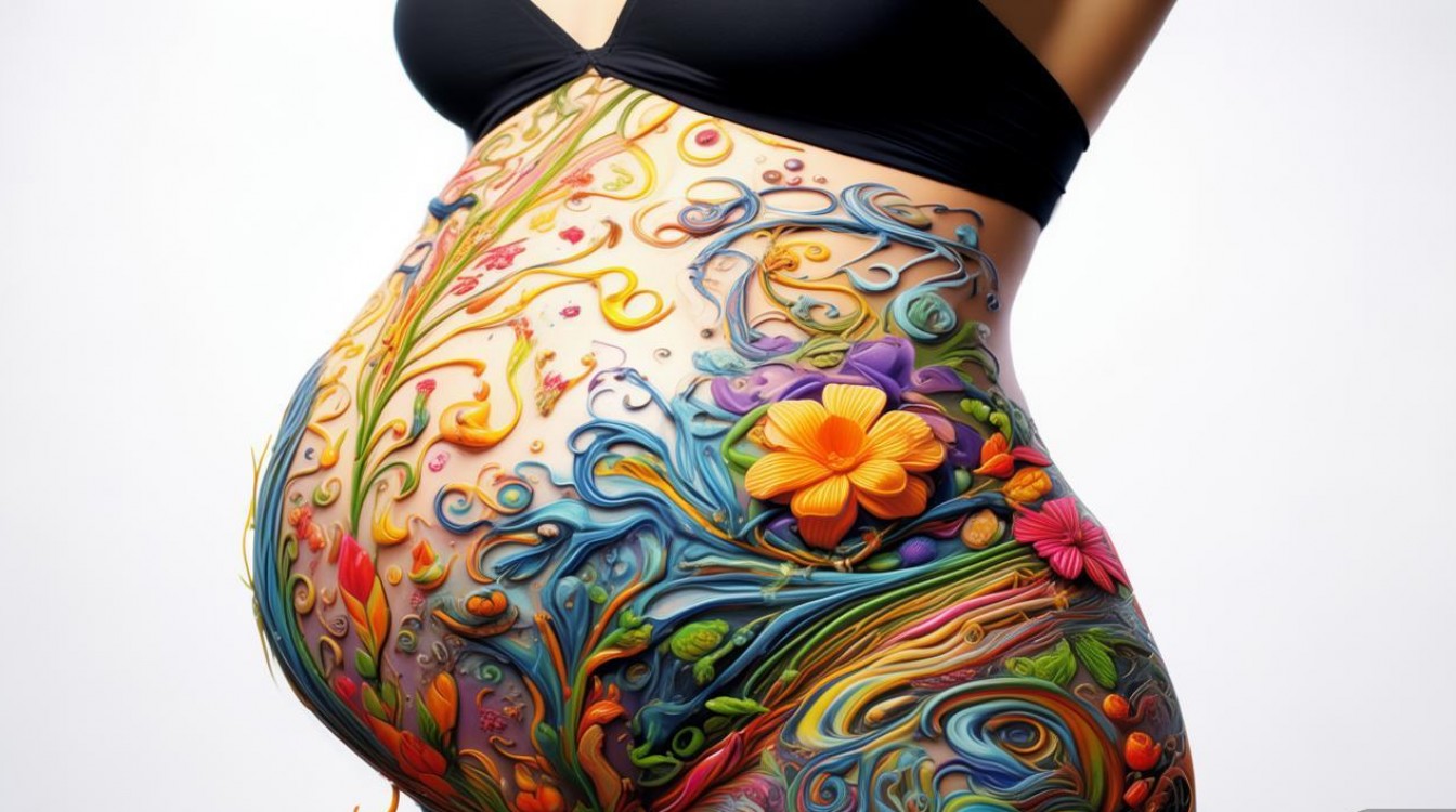 肚子创意画爆火，你敢试吗？-图1