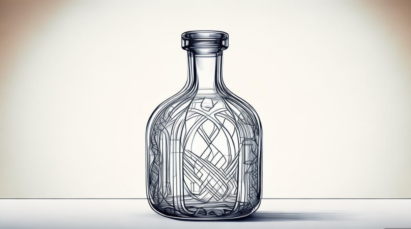 线描创意瓶子-图1 线描创意瓶子-图1