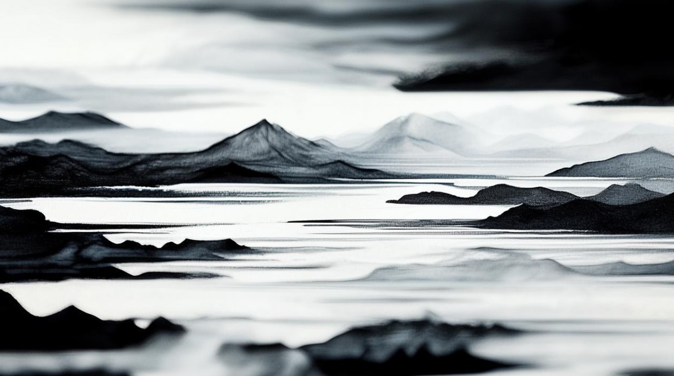 水墨肌理创意画，2025年最新艺术趋势还是昙花一现？-图1
