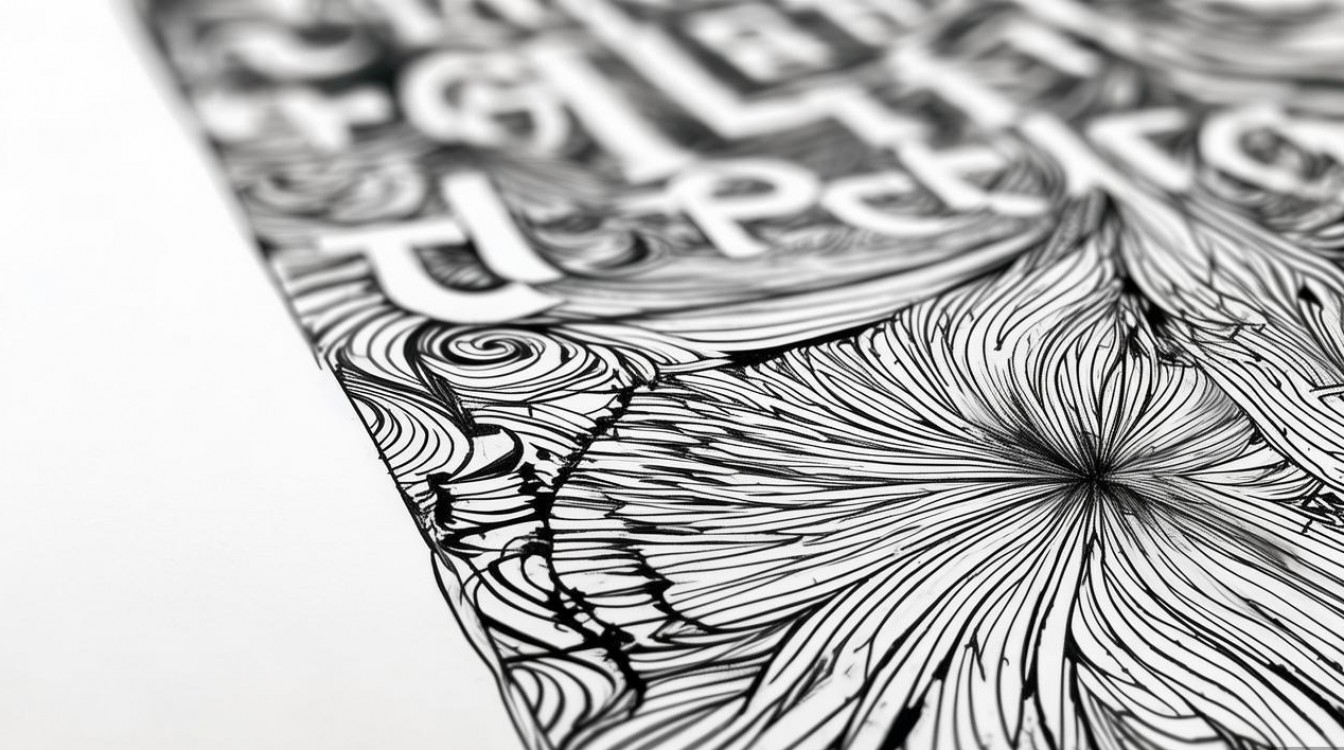 创意黑白，创意黑白线描画-图1