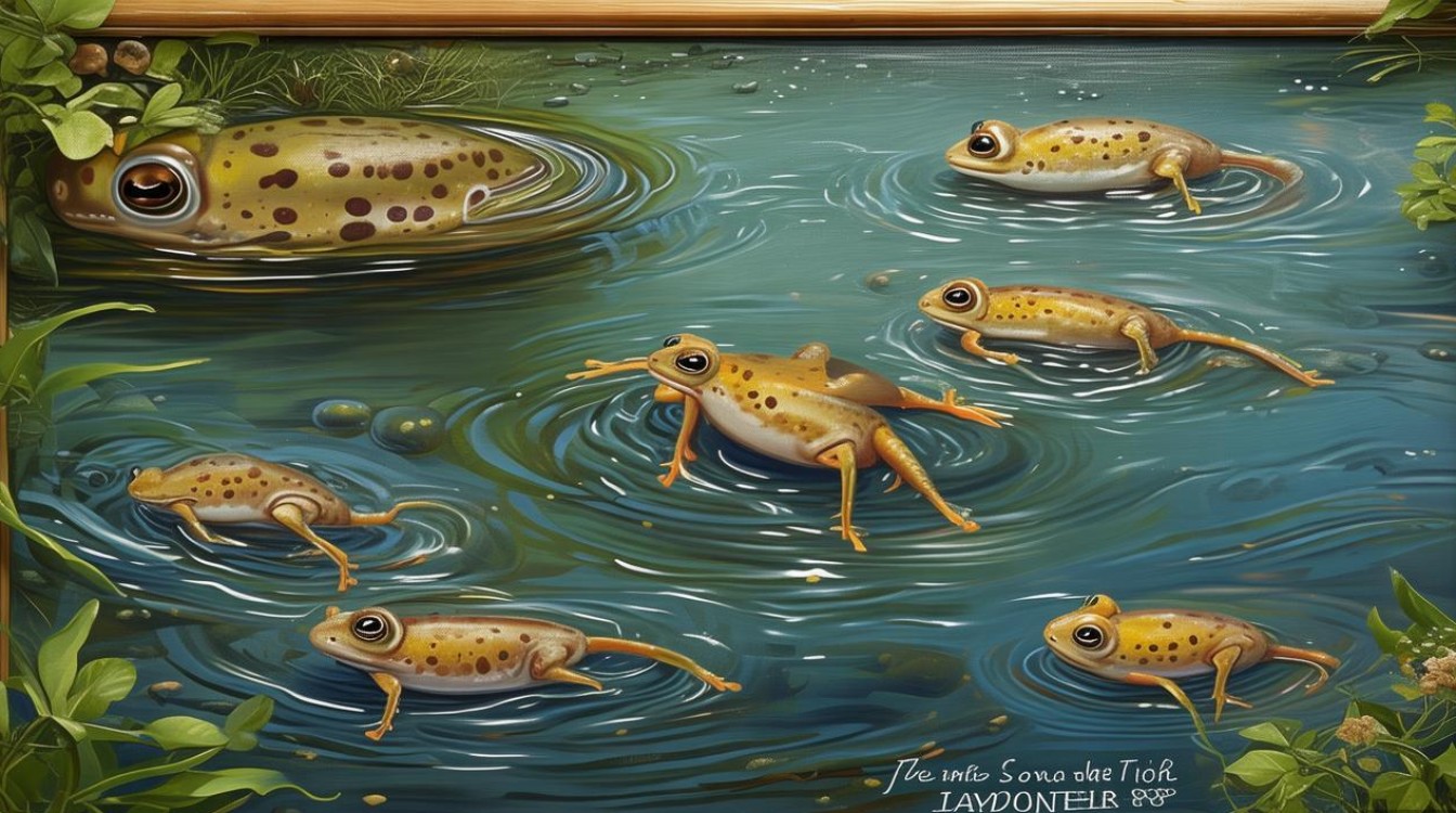 小蝌蚪找妈妈创意绘画最新作品有哪些？-图1