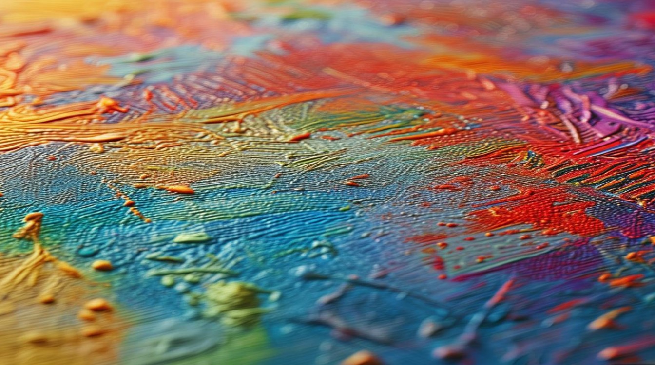 2025肌理画创作新趋势，创意肌理画如何突破传统？-图1