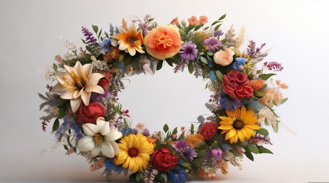 创意花环，创意花环图片-图1