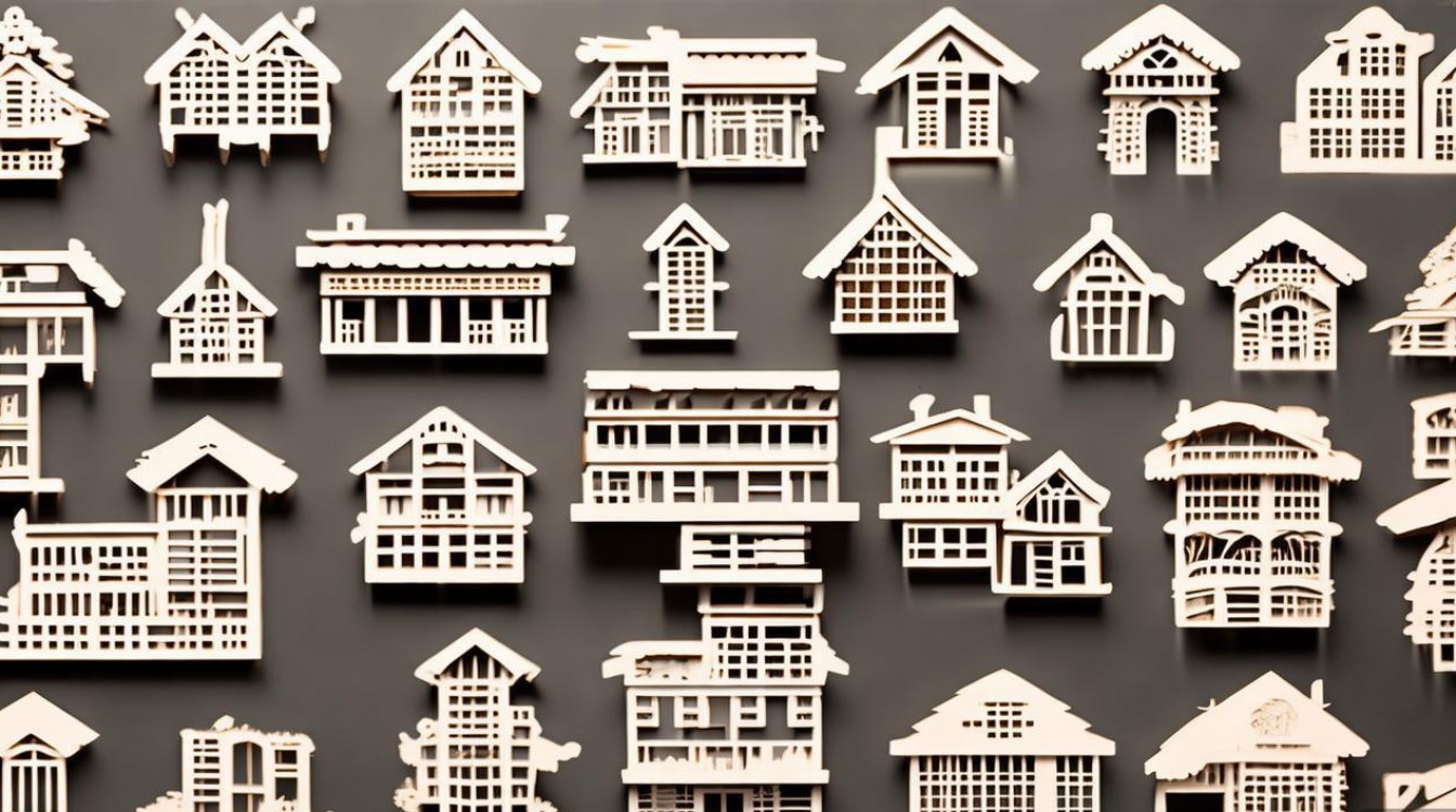 2025最新创意房子剪纸图案大全，简单款有哪些？-图1