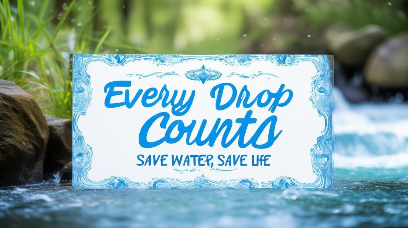 节约用水的标语创意-图1