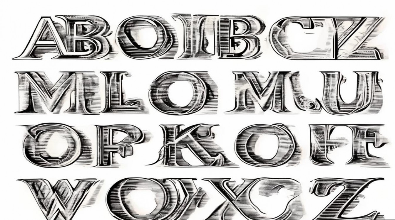 2025最新创意英文字母手绘图，有哪些惊艳灵感？-图1