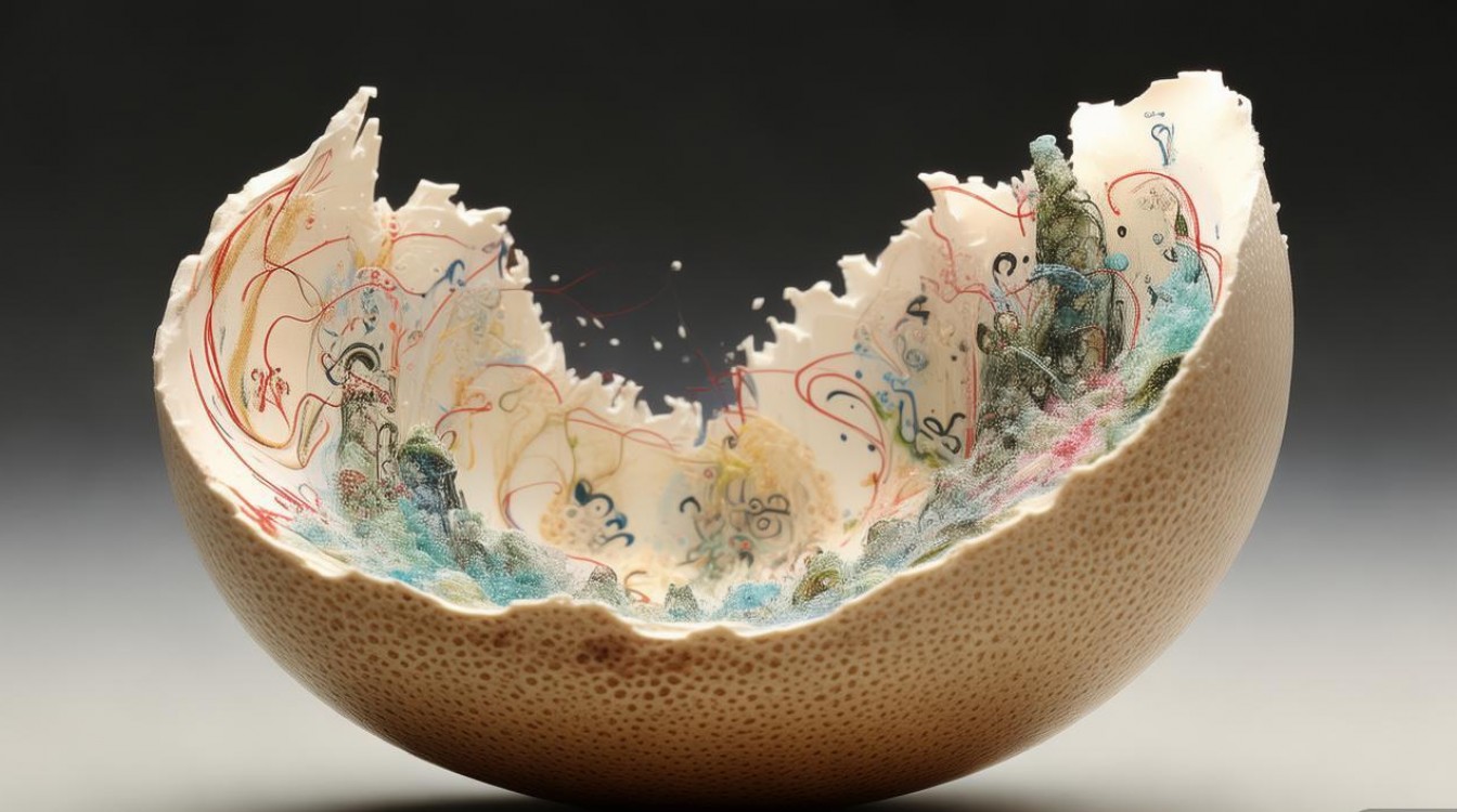 蛋壳创意画2025最新教程，零基础能学会吗？-图1