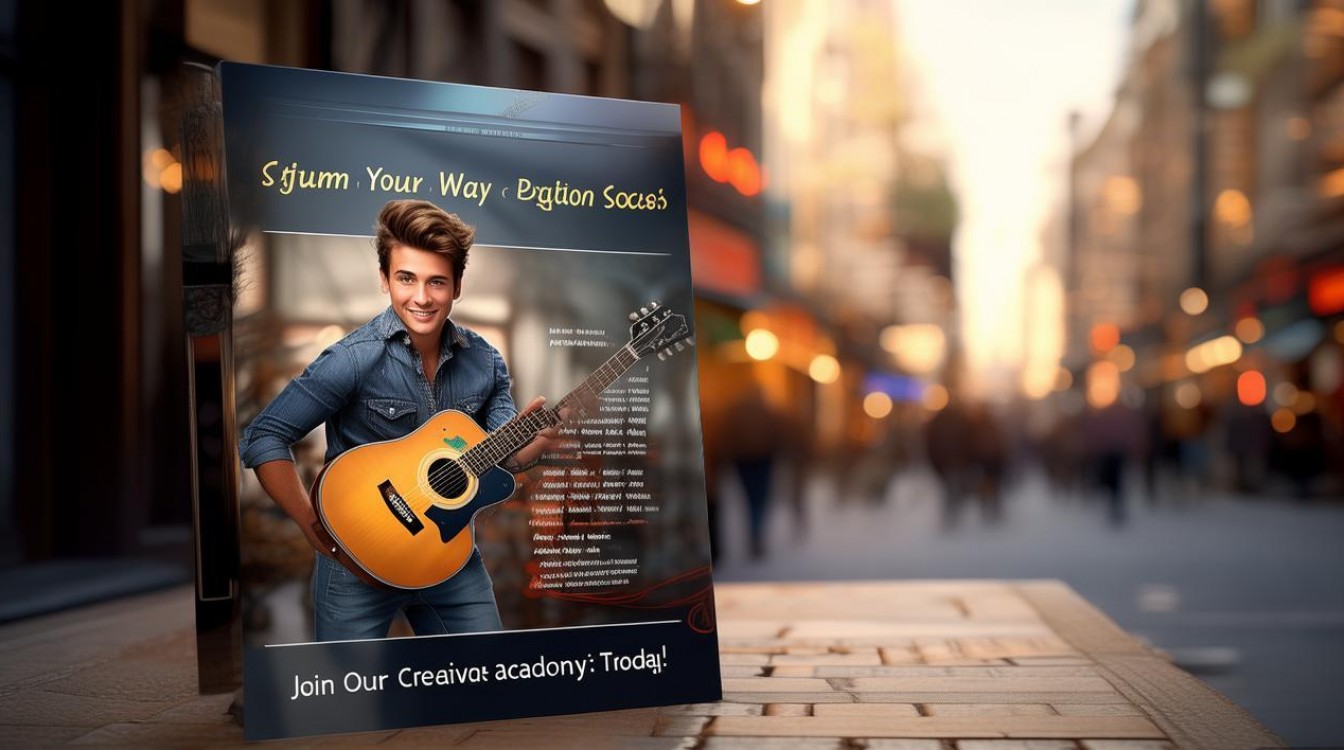 2025吉他招生创意广告词，最新灵感怎么来？-图1