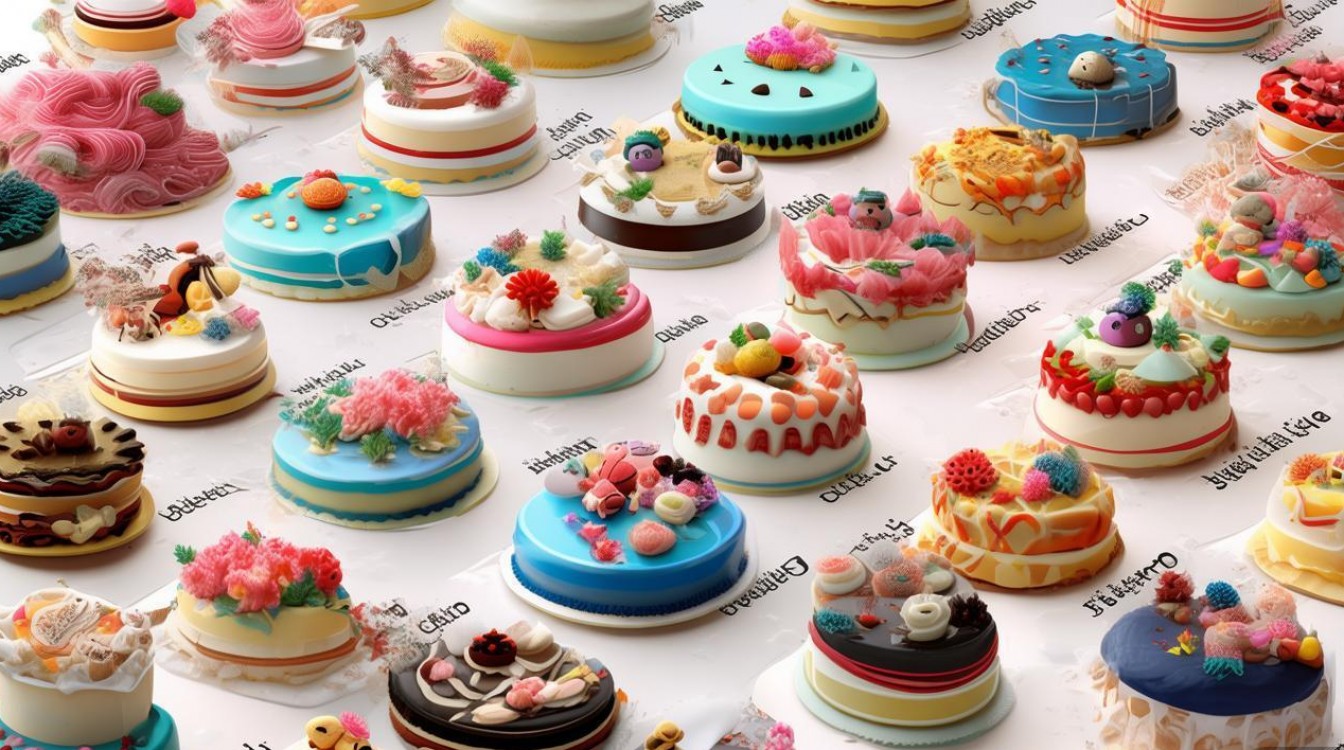 2025年最新蛋糕创意设计卡通图集，你get了吗？-图1