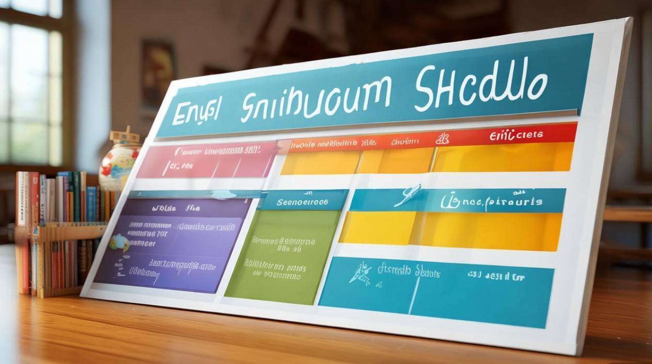 2025创意英文课程表图片火了？这样设计真有效吗？-图1