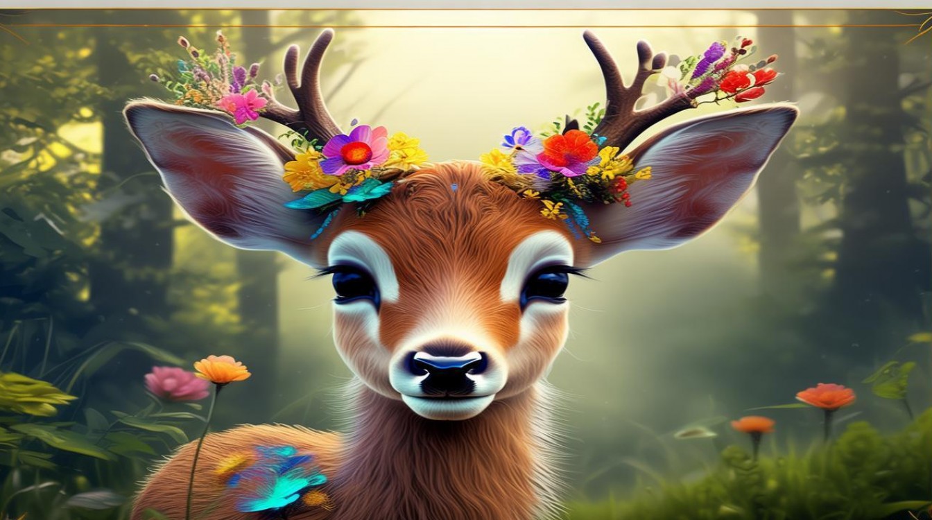 小鹿创意插画,2025年最新灵感,你的创意跟上节奏了吗?-图1 小鹿创意插画,2025年最新灵感,你的创意跟上节奏了吗?-图1