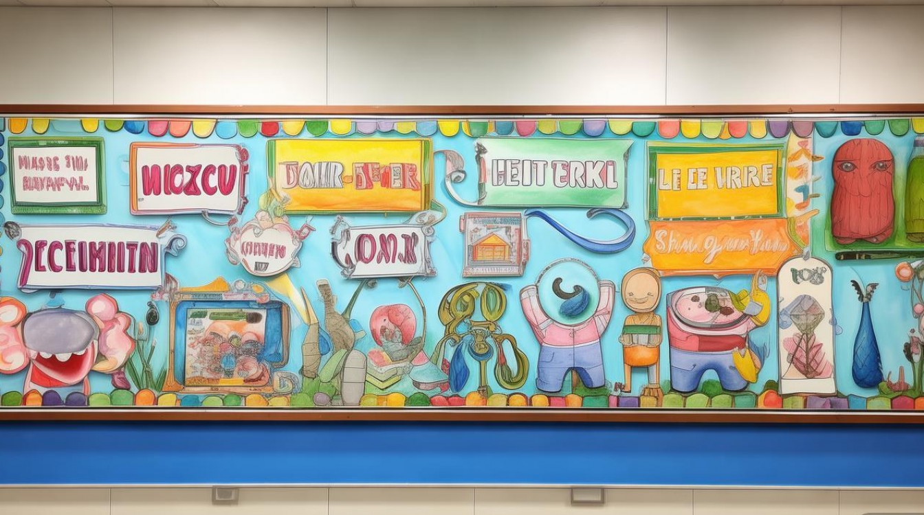 高中生创意水彩黑板报火了？最新作品惊艳校园！-图1