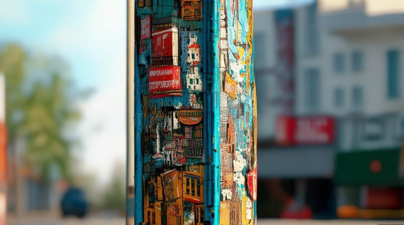 电线杆创意画-图1