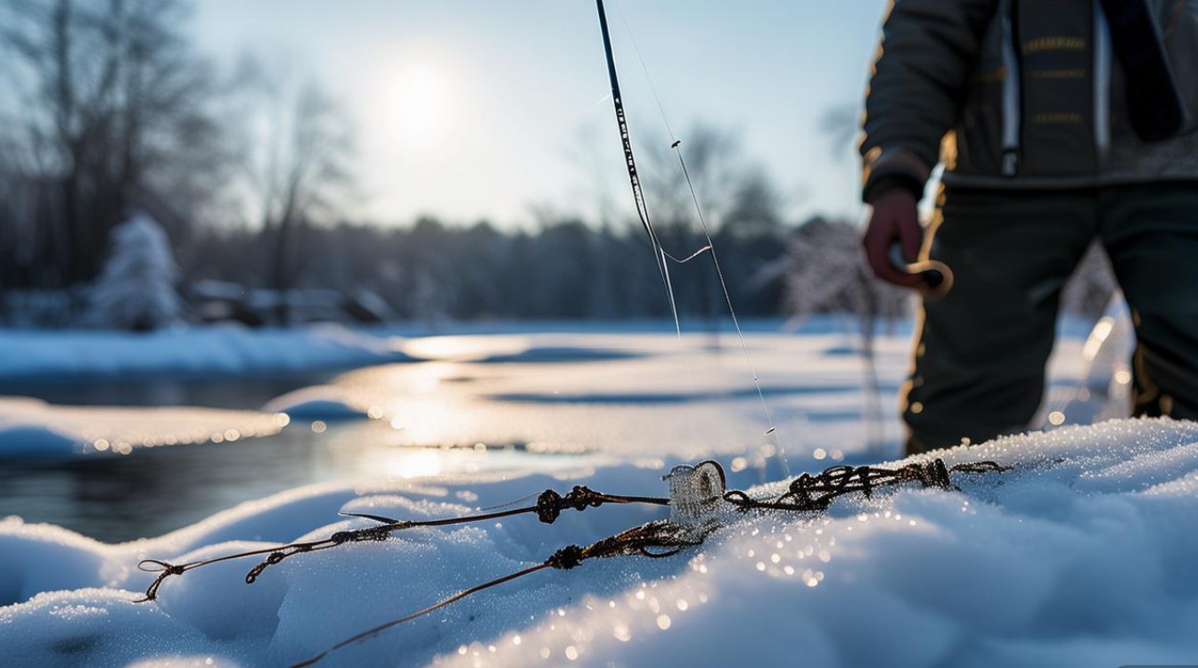 冬季野外钓鱼技巧-图1