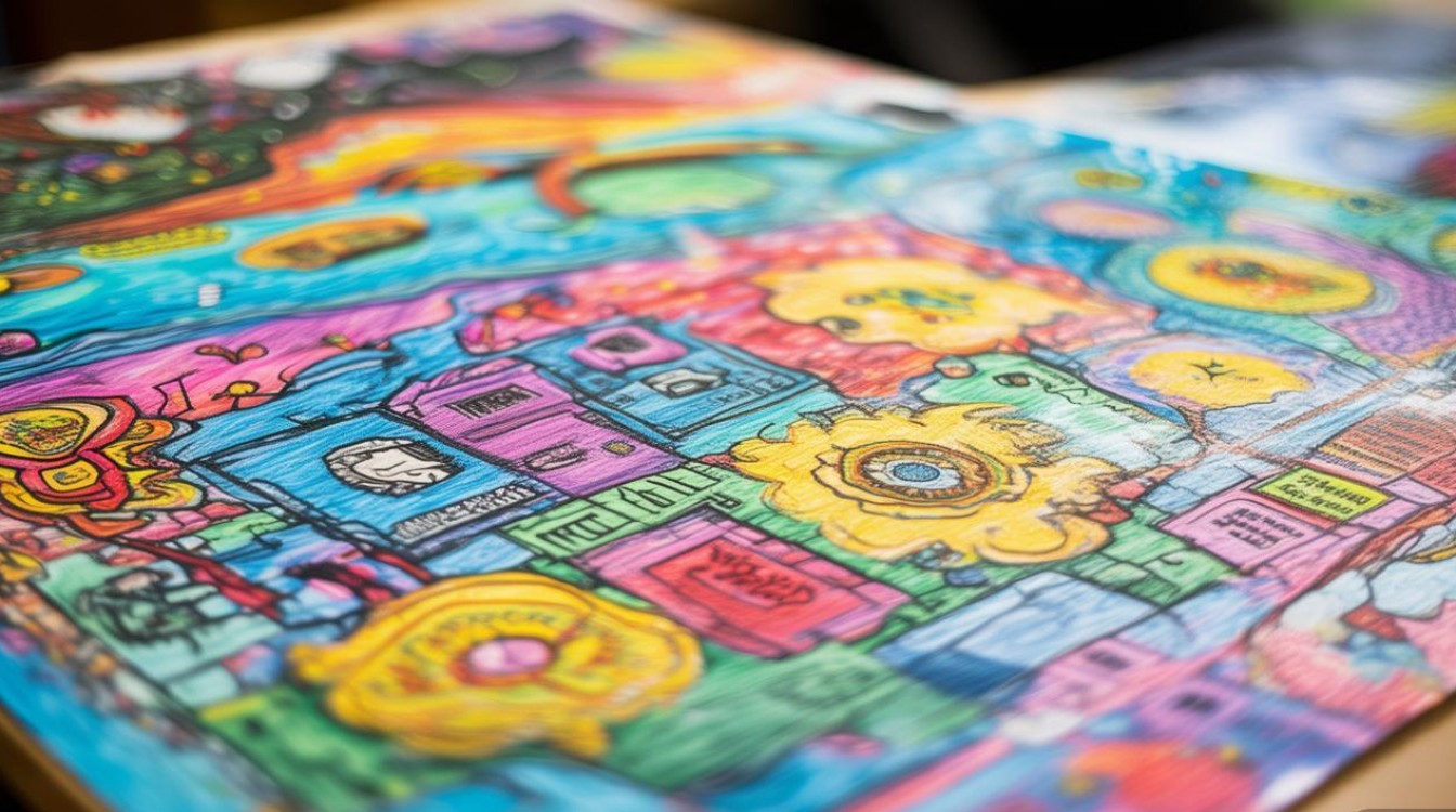 中班幼儿创意美术作品，如何激发无限想象力？-图1