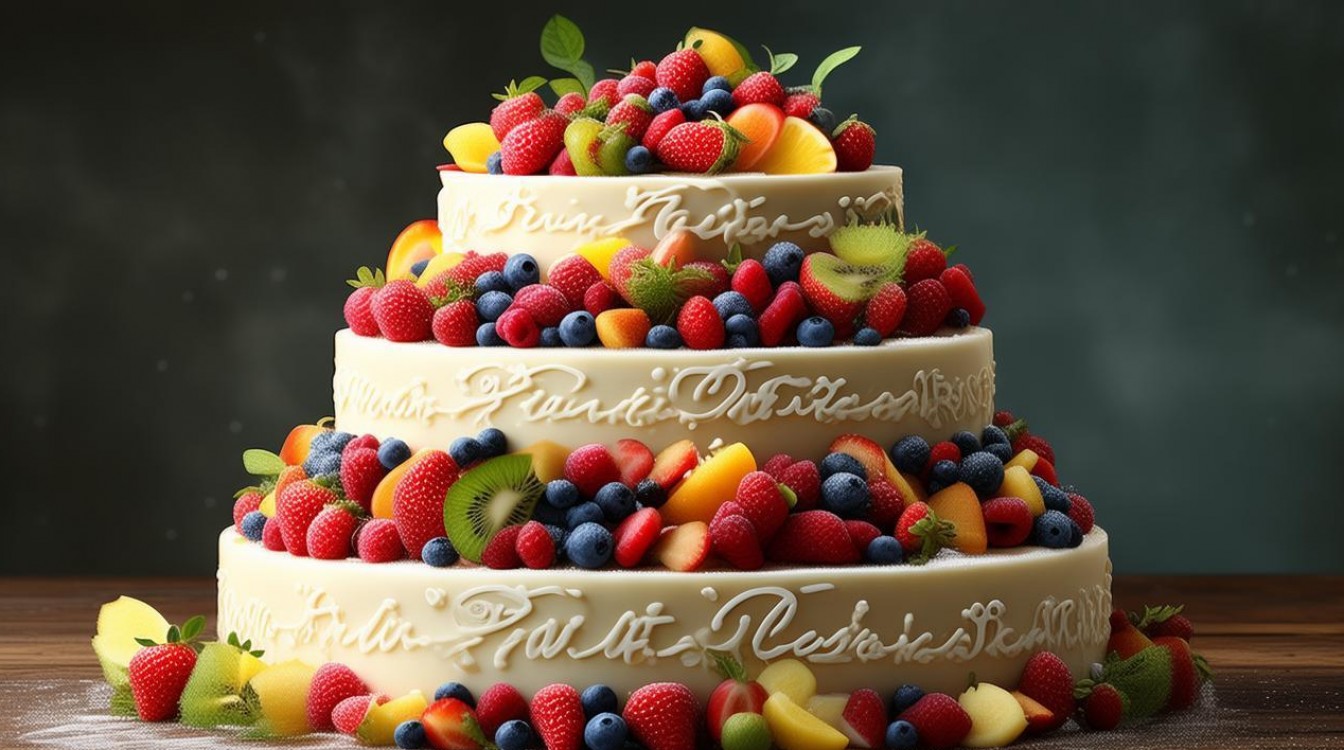 水果创意蛋糕图片大全-图1