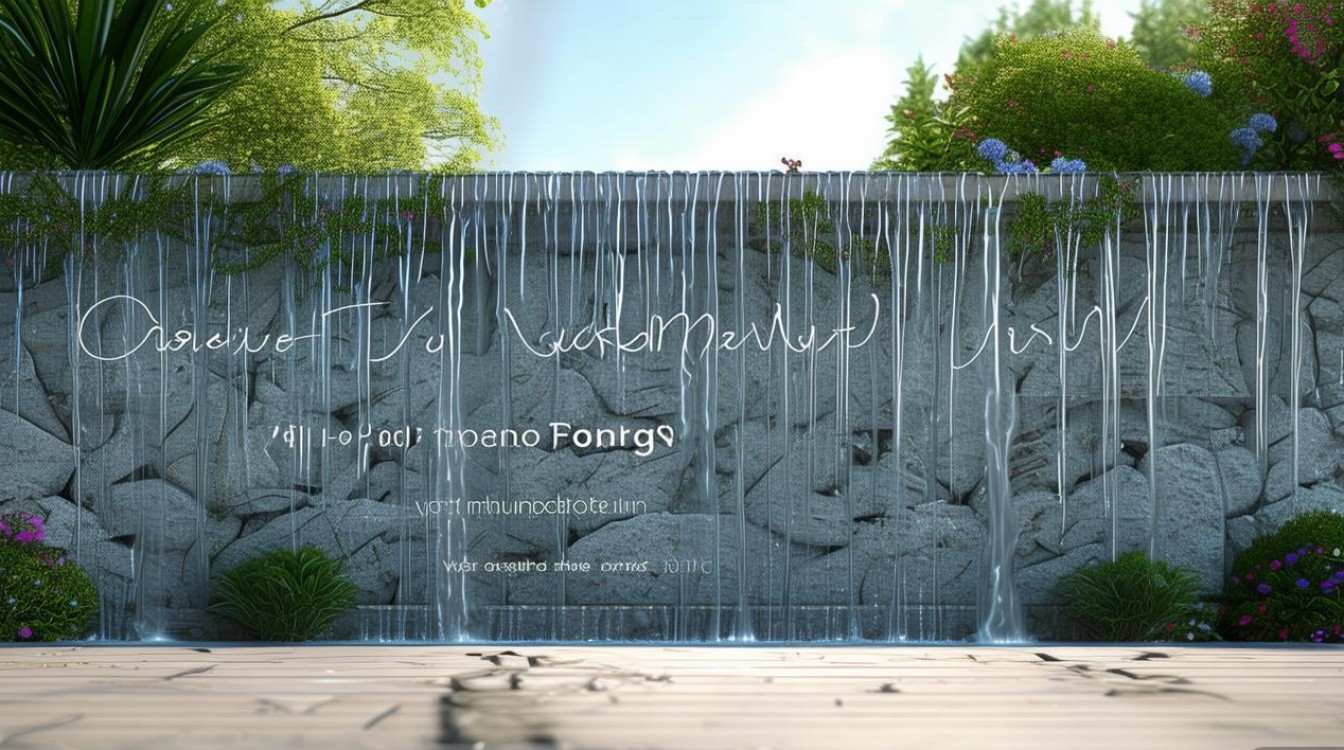 创意流水墙如何让空间灵动又艺术？-图1