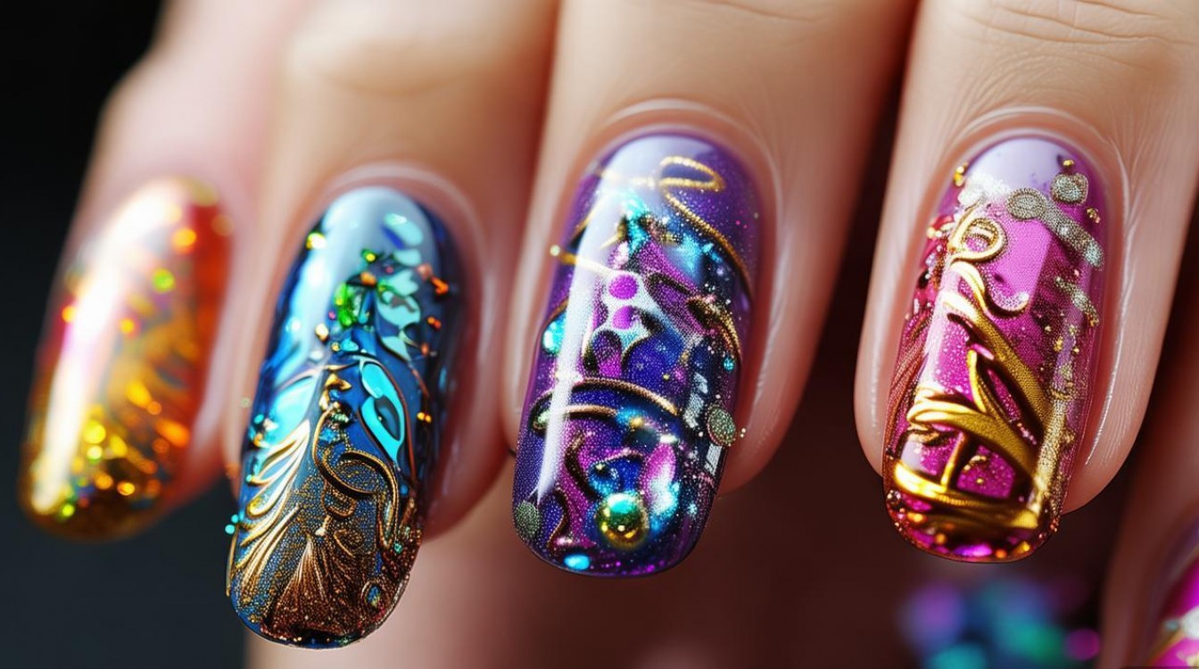 创意夸张美甲，为何能成为时尚新宠？-图1