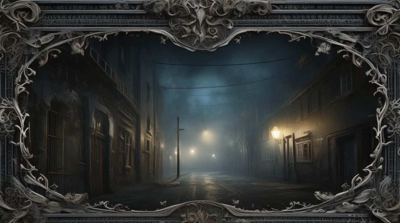 创意恐怖边框，如何营造毛骨悚然的氛围？-图1